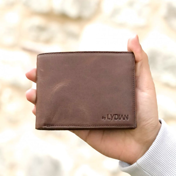 Brown Genuine Leather Wallet BLW050-GK