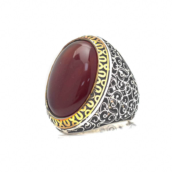 Agate Stone 925s Silver Ring LMR212